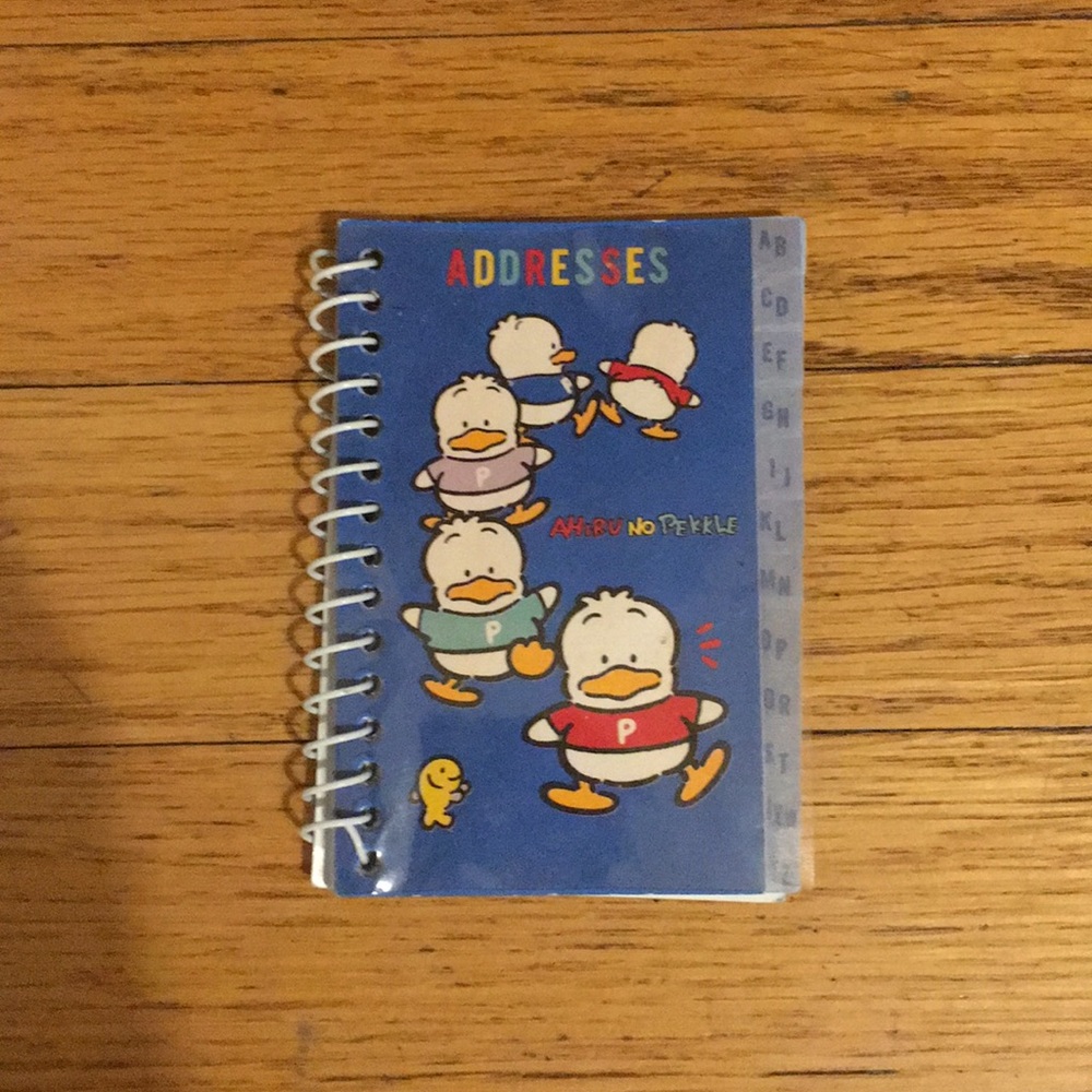 NWT - Blue Sanrio Pekkle Address Book